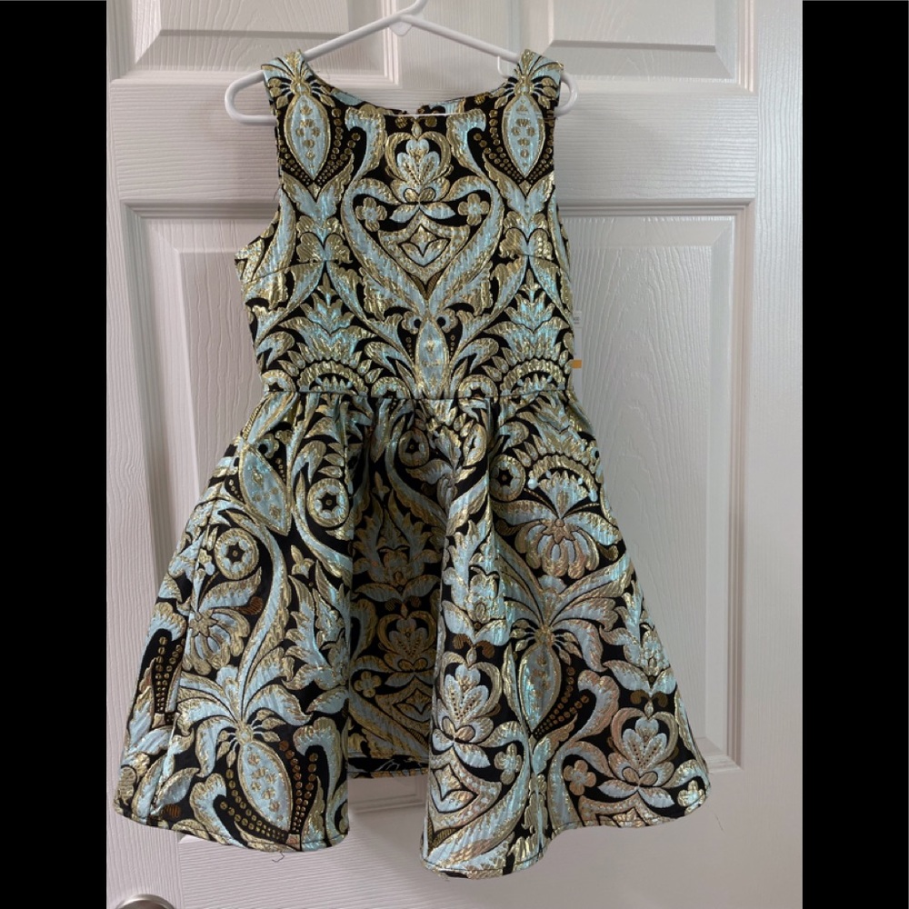 Girls brocade dress NWT